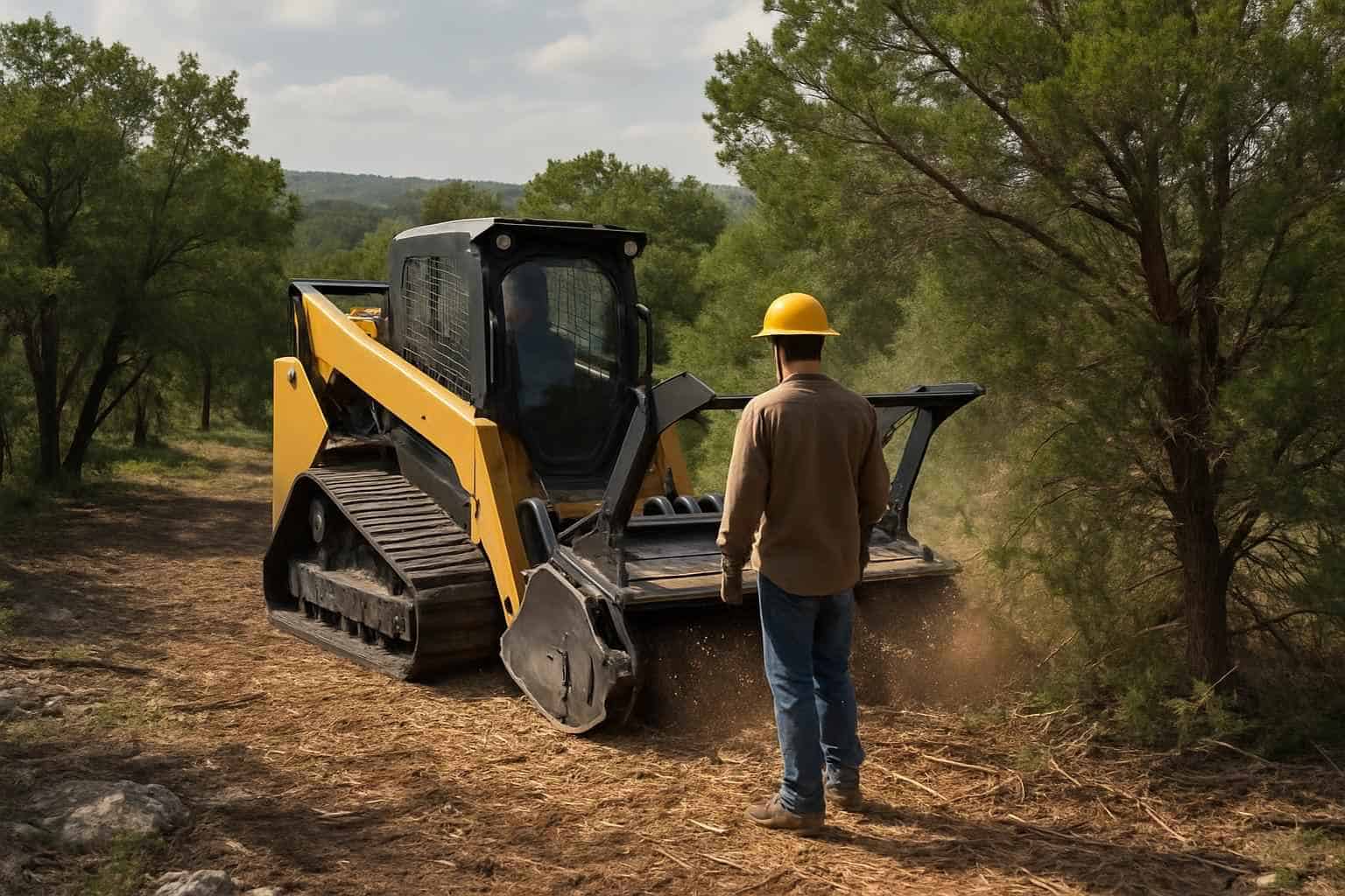 Cedar Thinning in Granite Shoals Texas