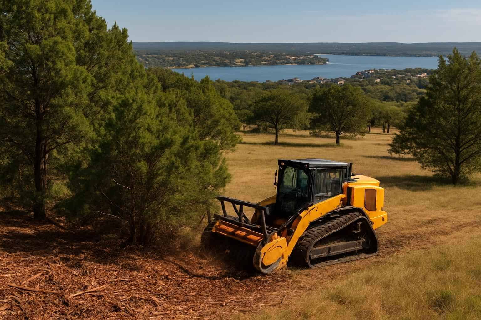 Cedar Thinning in Horseshoe Bay Texas