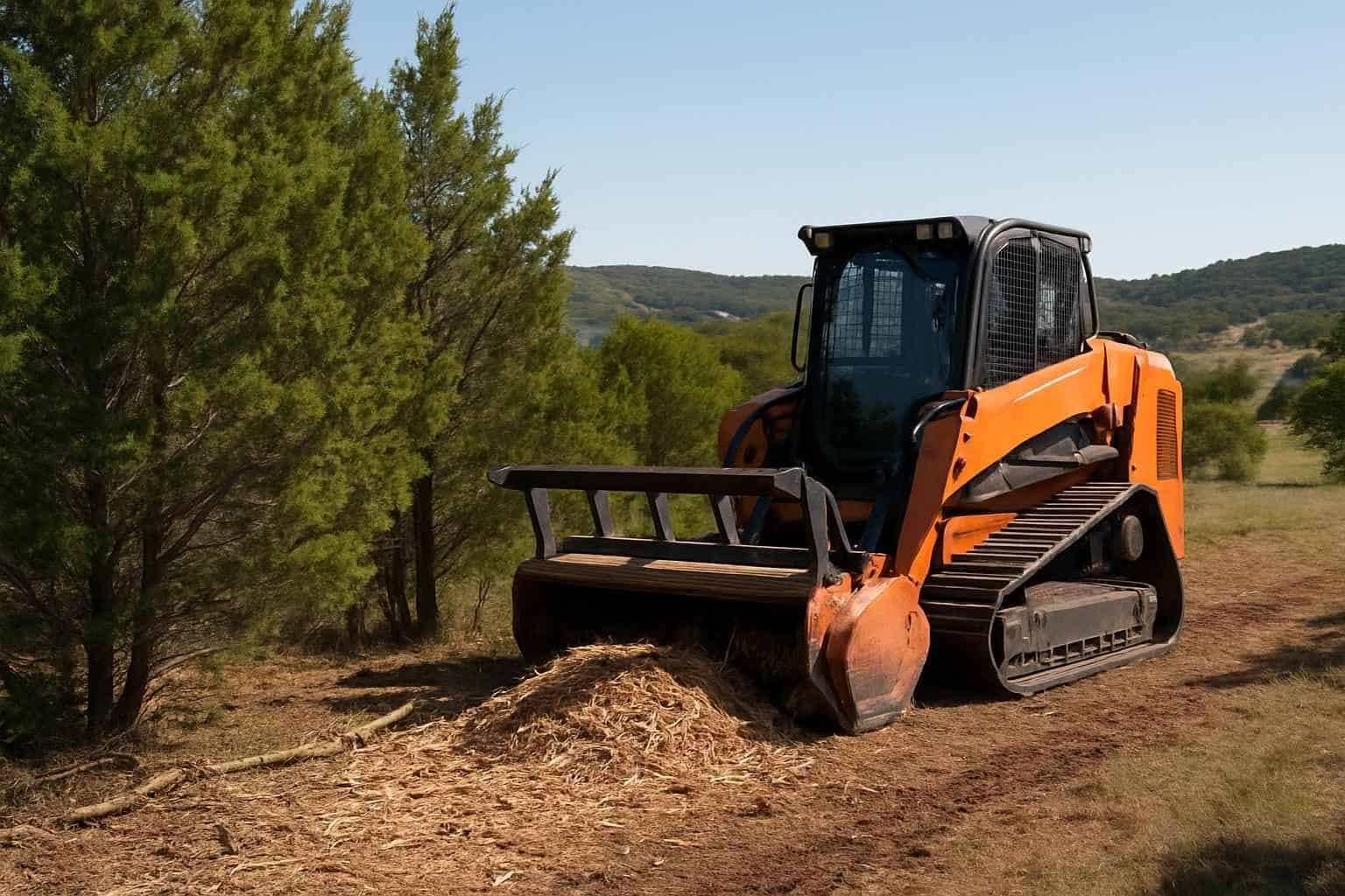 Cedar Thinning in Hunt Texas