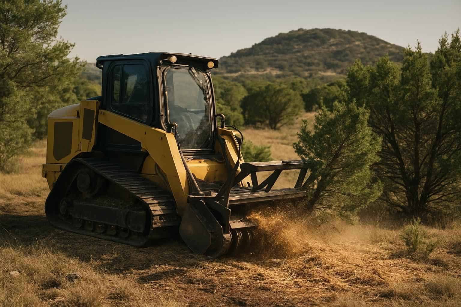 Cedar Thinning in Round Mountain Texas