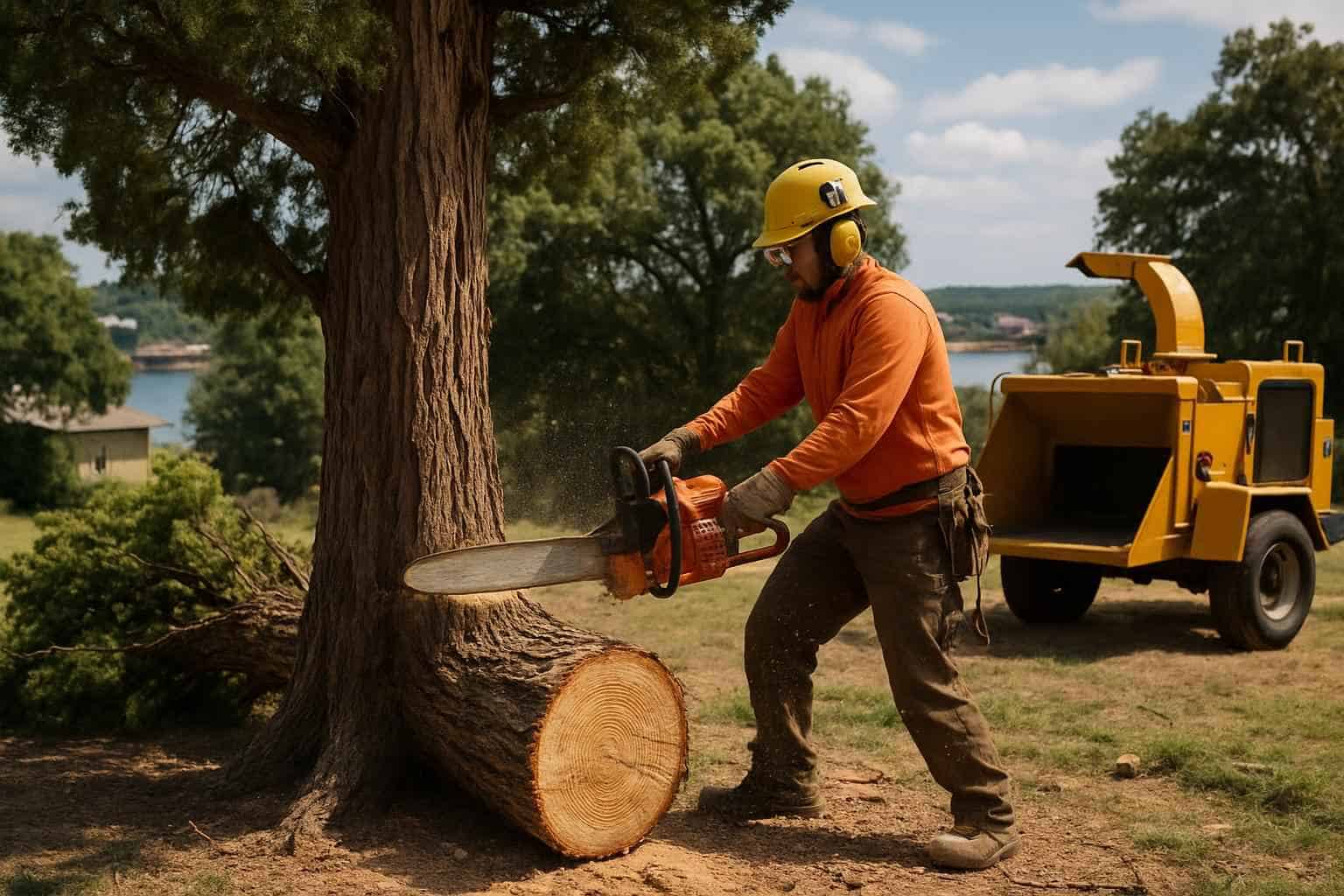 Cedar Tree Removal in Cottonwood Shores Texas