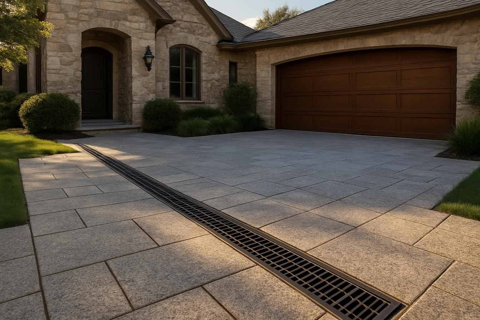 Channel Drains for Driveways in Granite Shoals Texas