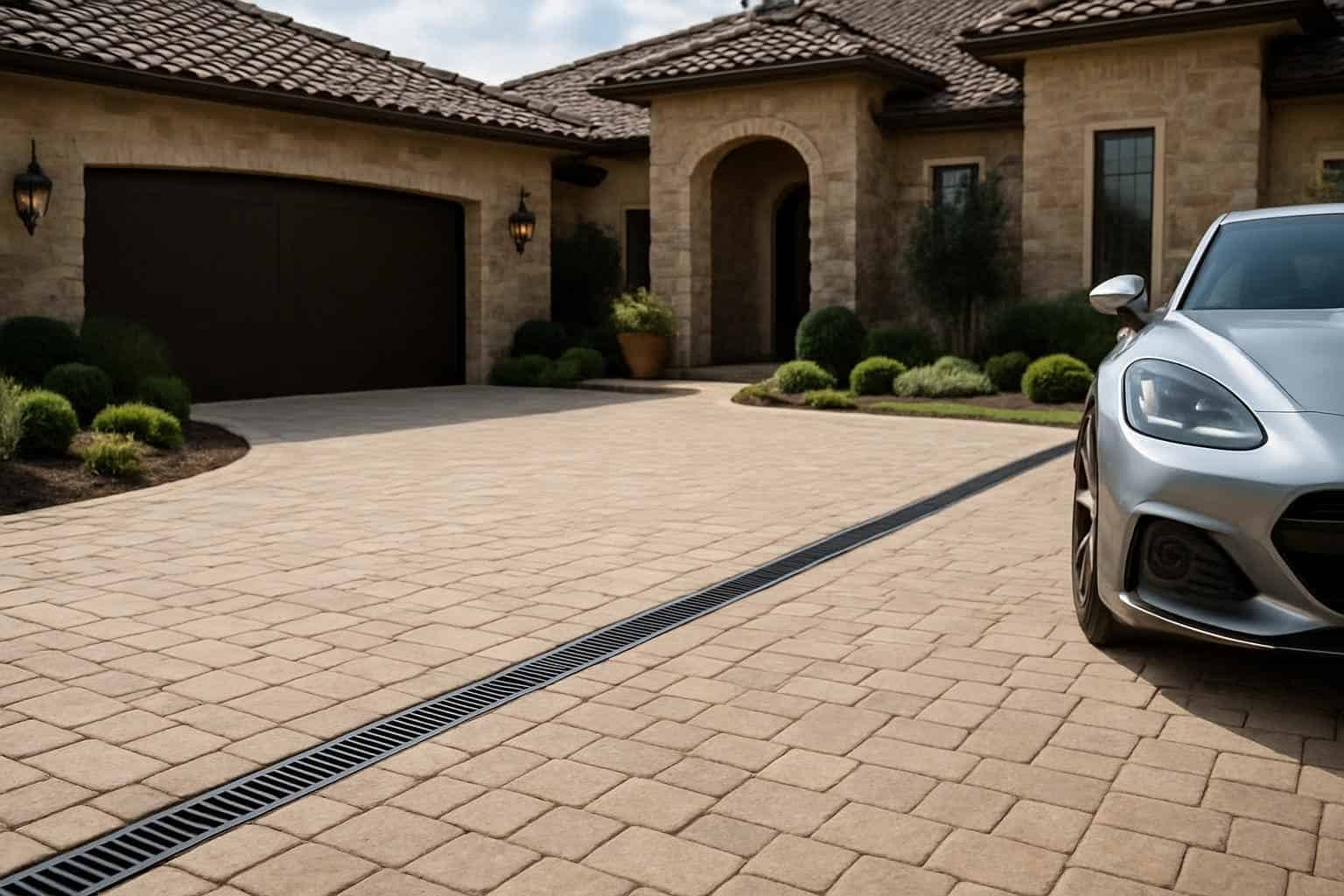 Channel Drains for Driveways in Horseshoe Bay Texas