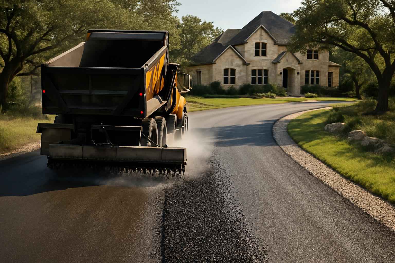 Chip Seal Maintenance in Cypress Mill Texas