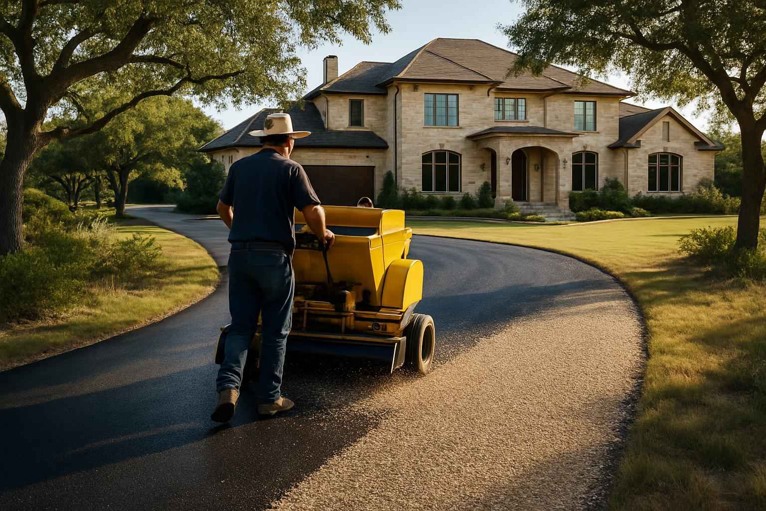 Chip Seal Repair in Boerne Texas