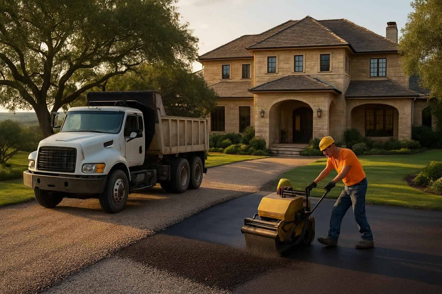 Chip Seal Repair in Cypress Mill Texas