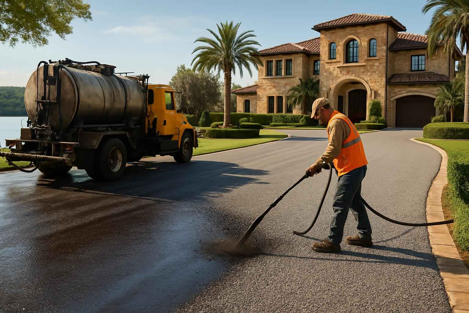 Chip Seal Repair in Horseshoe Bay Texas