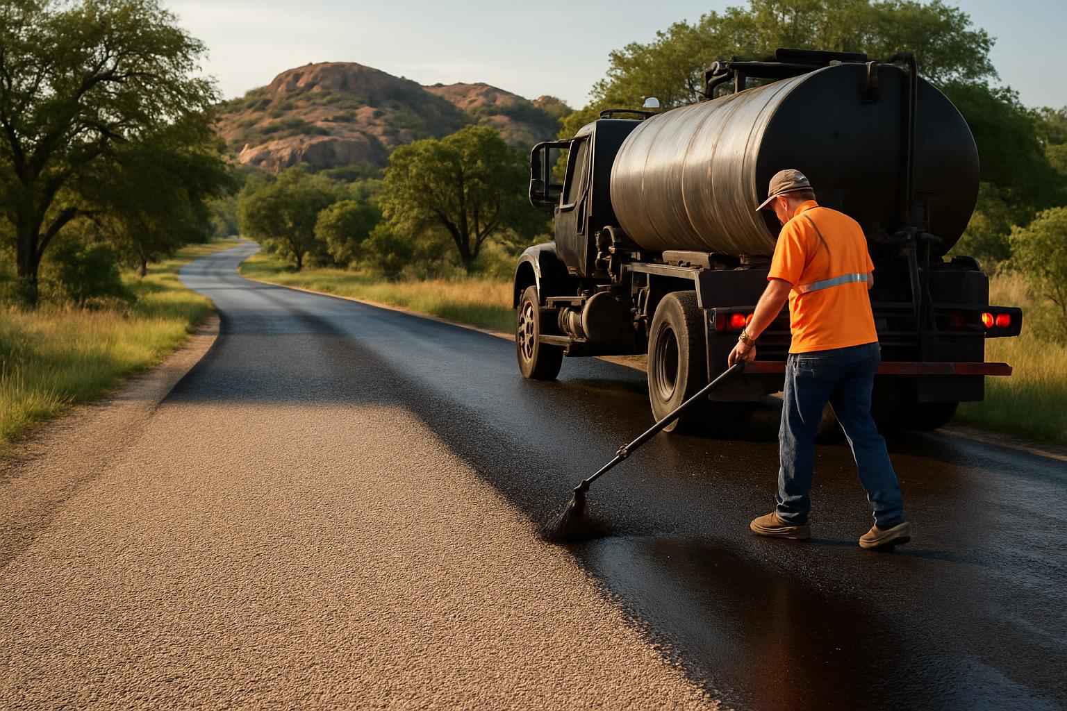 Chip Seal Repair in Llano Texas