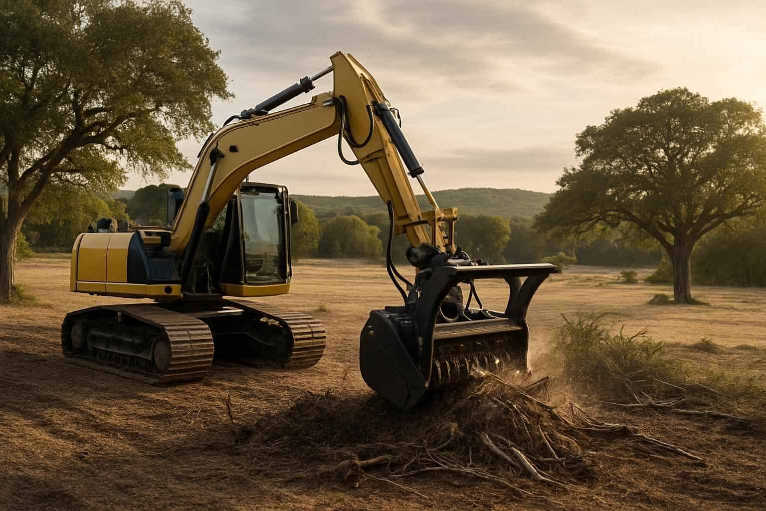 Commercial Land Clearing in Cypress Mill Texas