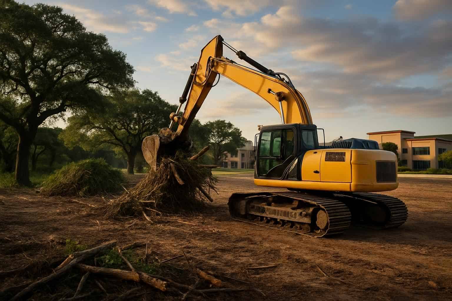 Commercial Lot Clearing in Boerne Texas