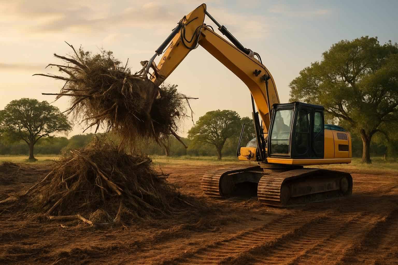 Commercial Lot Clearing in Cypress Mill Texas
