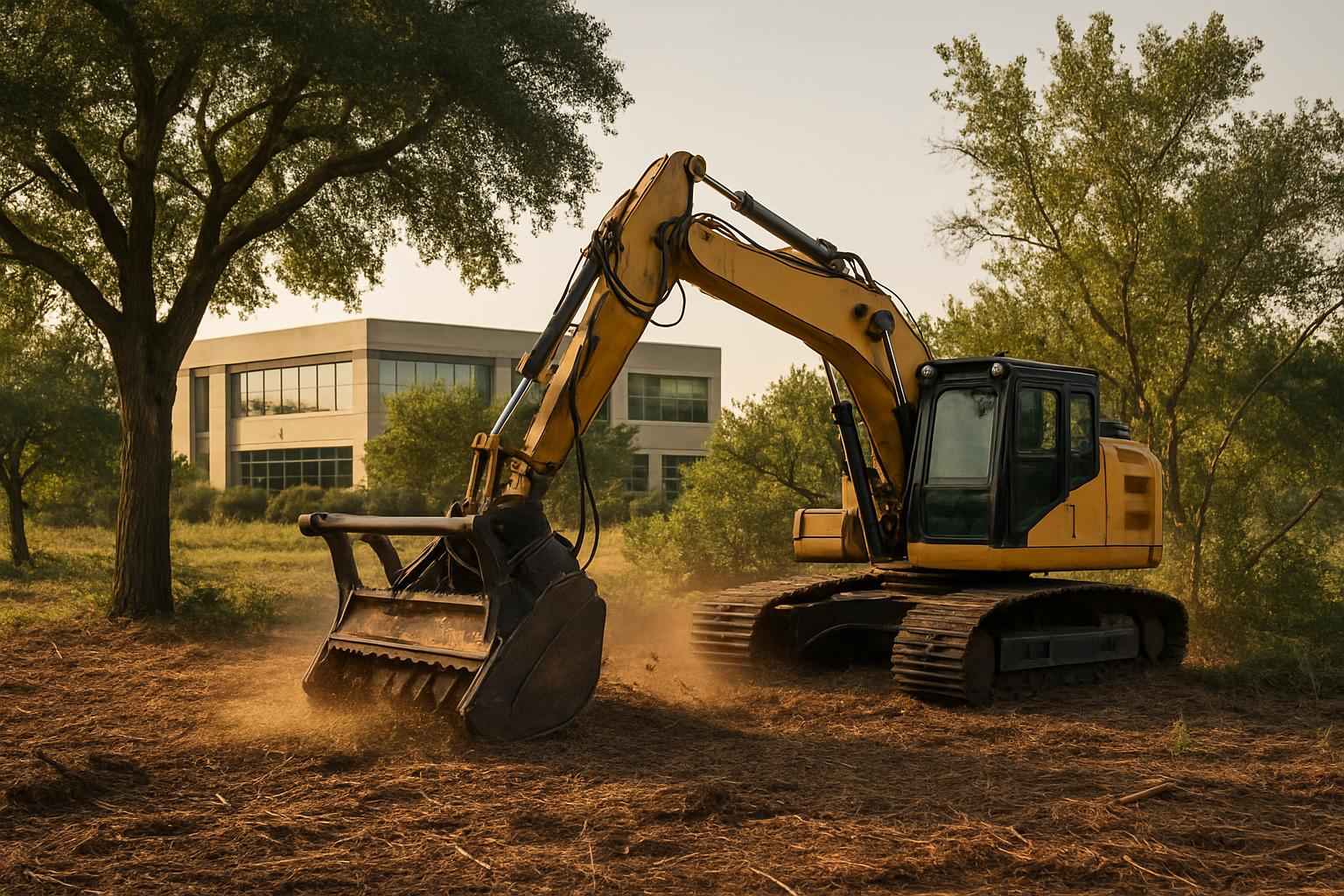 Commercial Lot Clearing in Kingsland Texas
