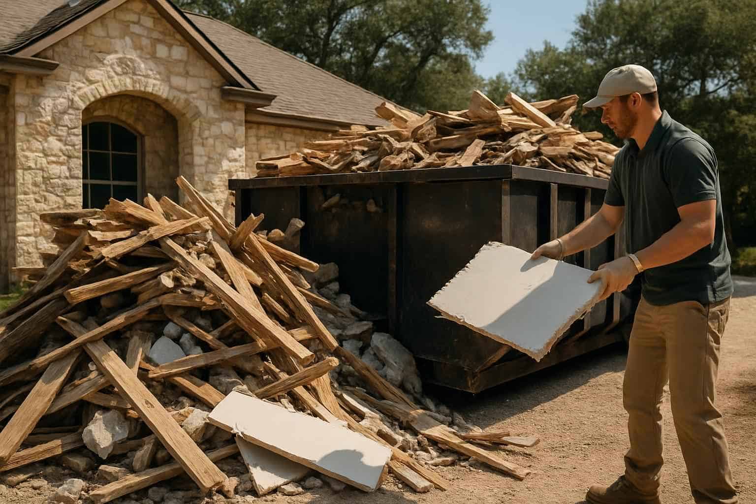 Construction Debris Removal In Boerne Texas