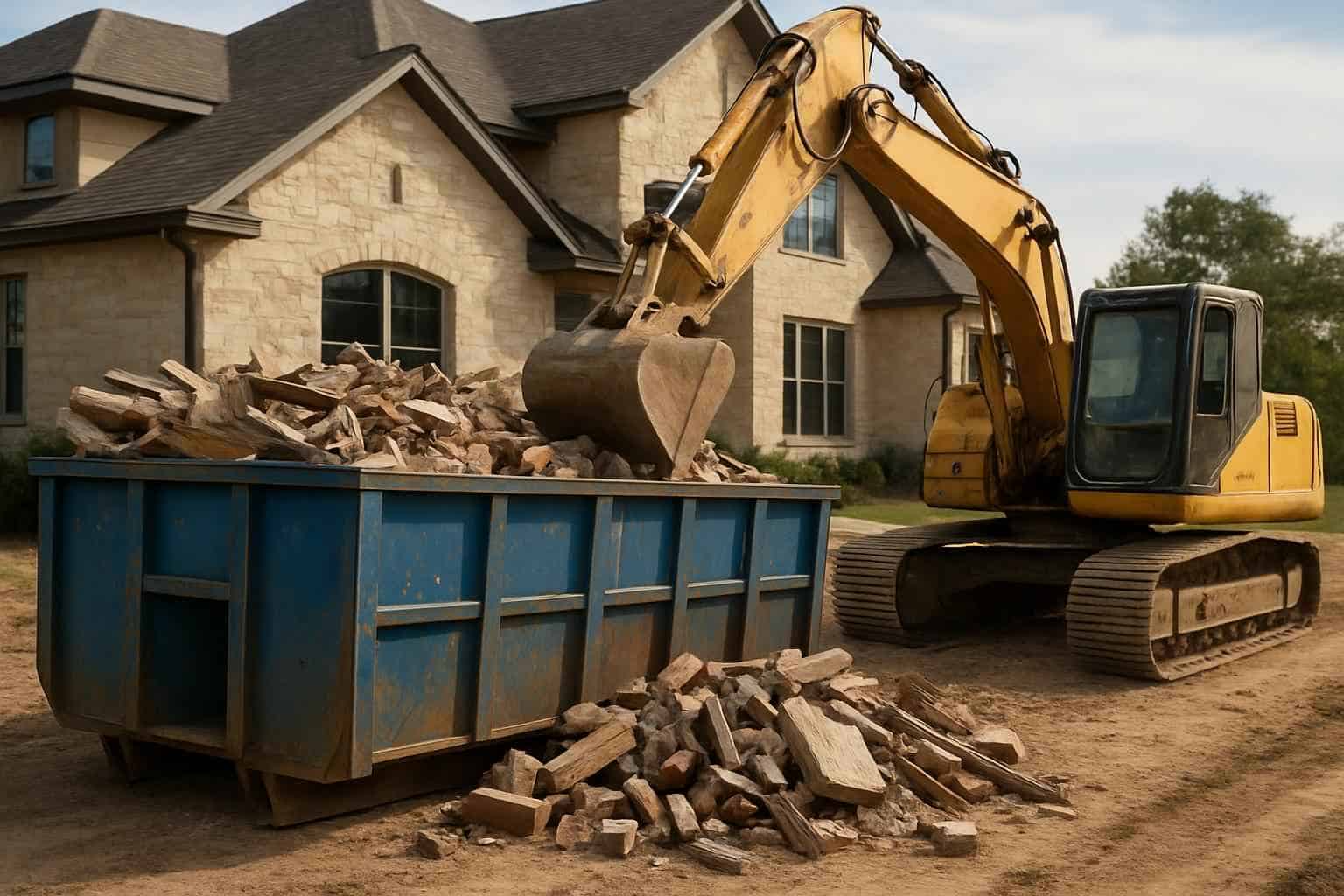 Construction Debris Removal in Cypress Mill Texas
