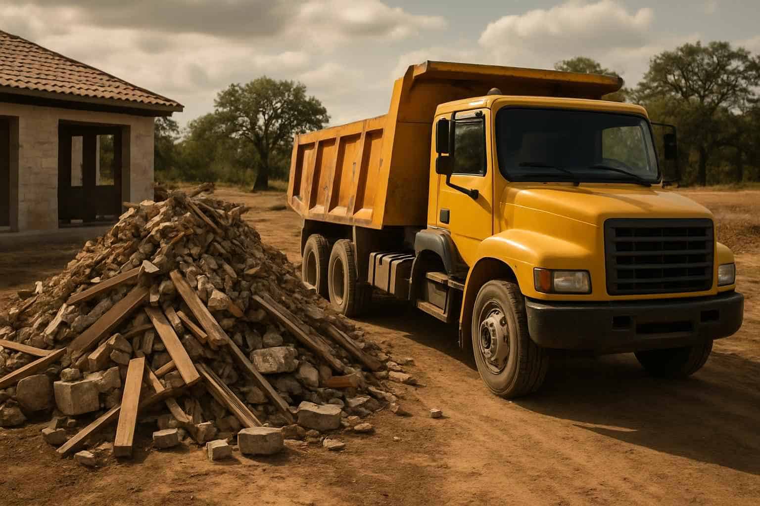 Construction Debris Removal in Llano Texas