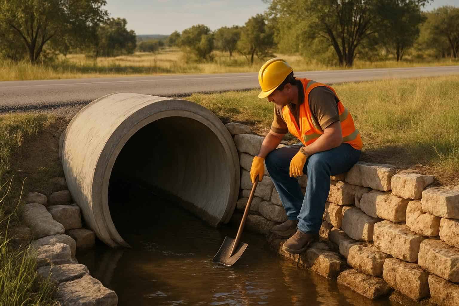 Culvert Maintenance in Kingsland Texas