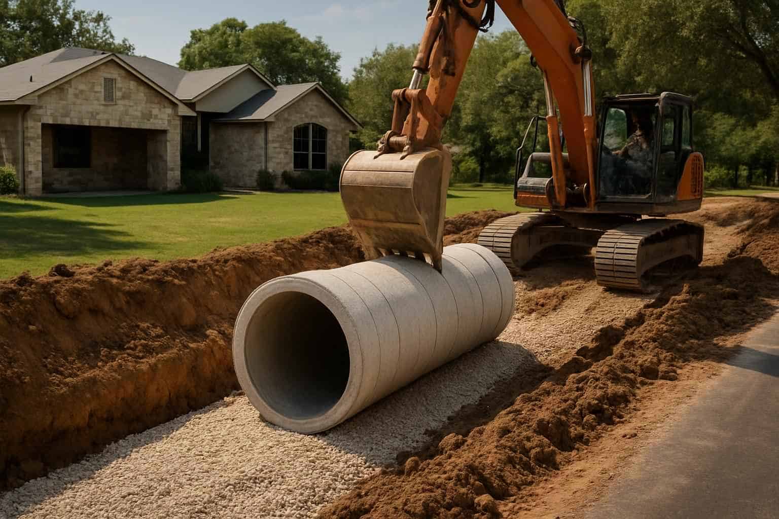 Culvert Sizing and Install in Granite Shoals Texas
