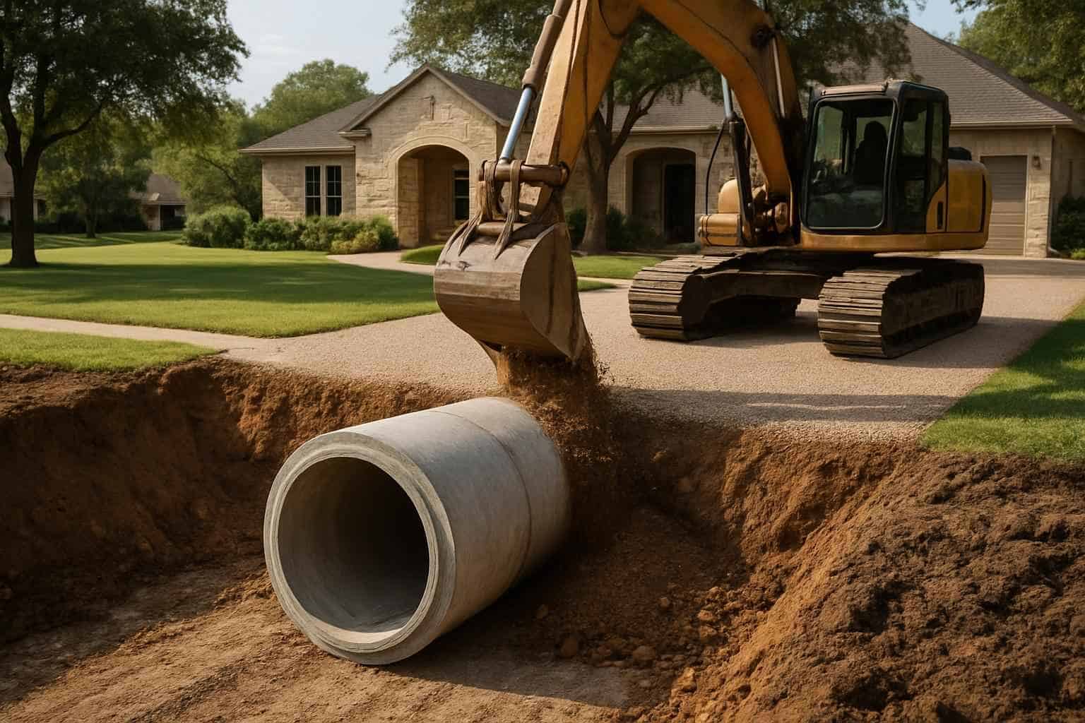 Culvert Sizing and Install in Kingsland Texas