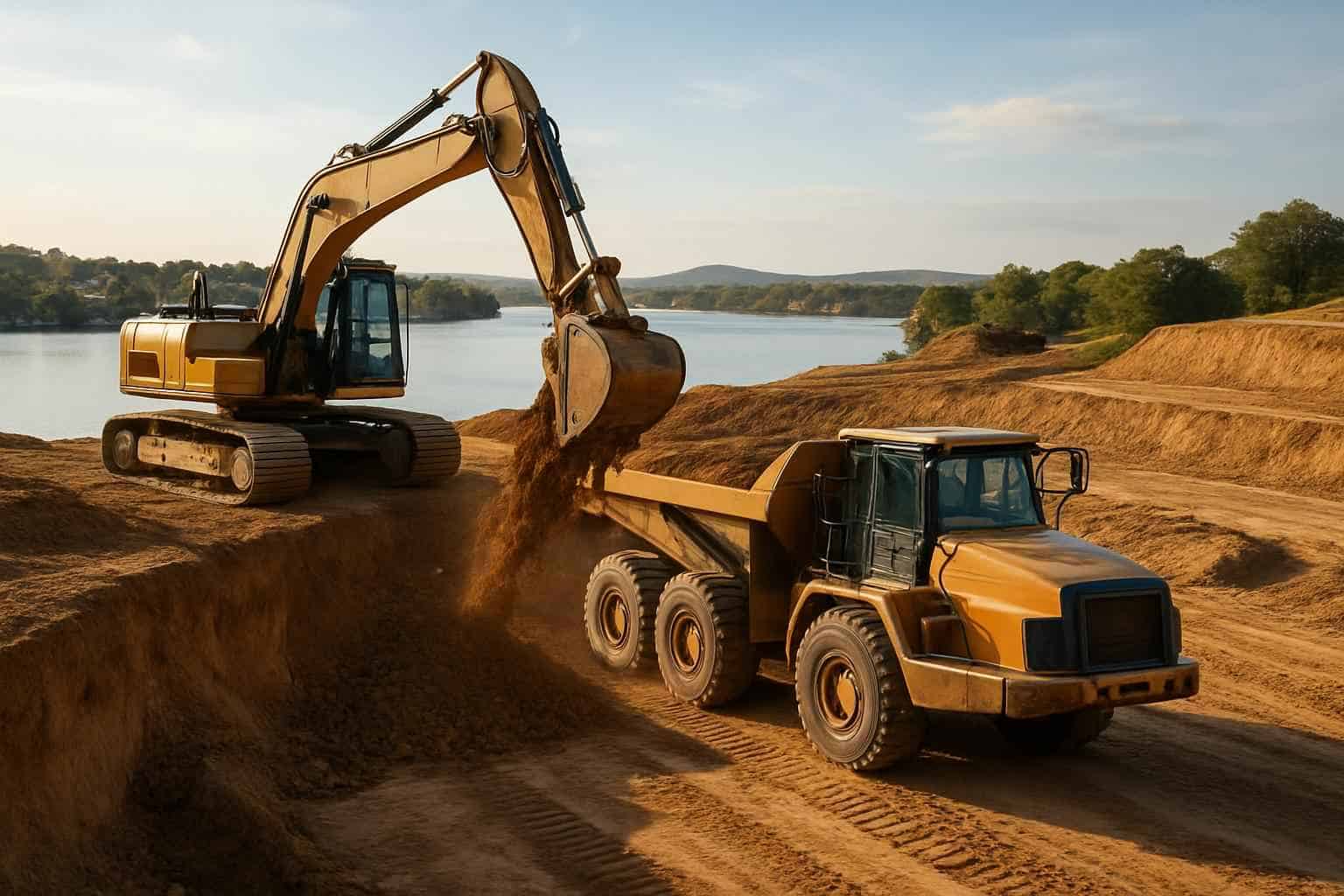 Cut and Fill in Cottonwood Shores Texas