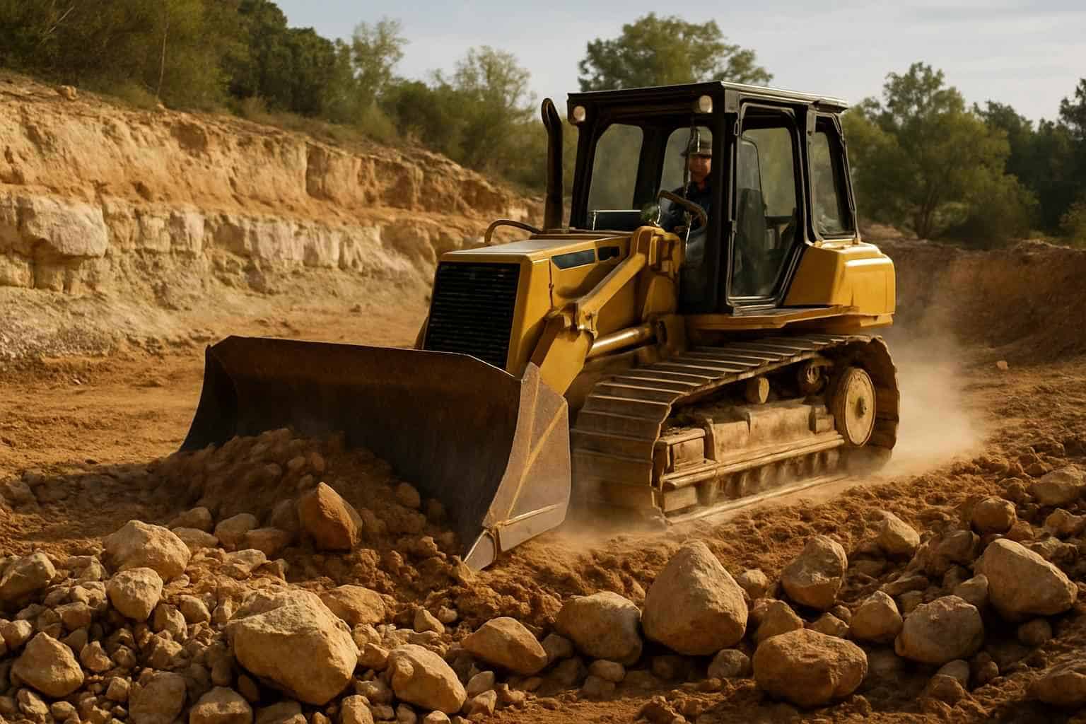 Cut and Fill in Granite Shoals Texas