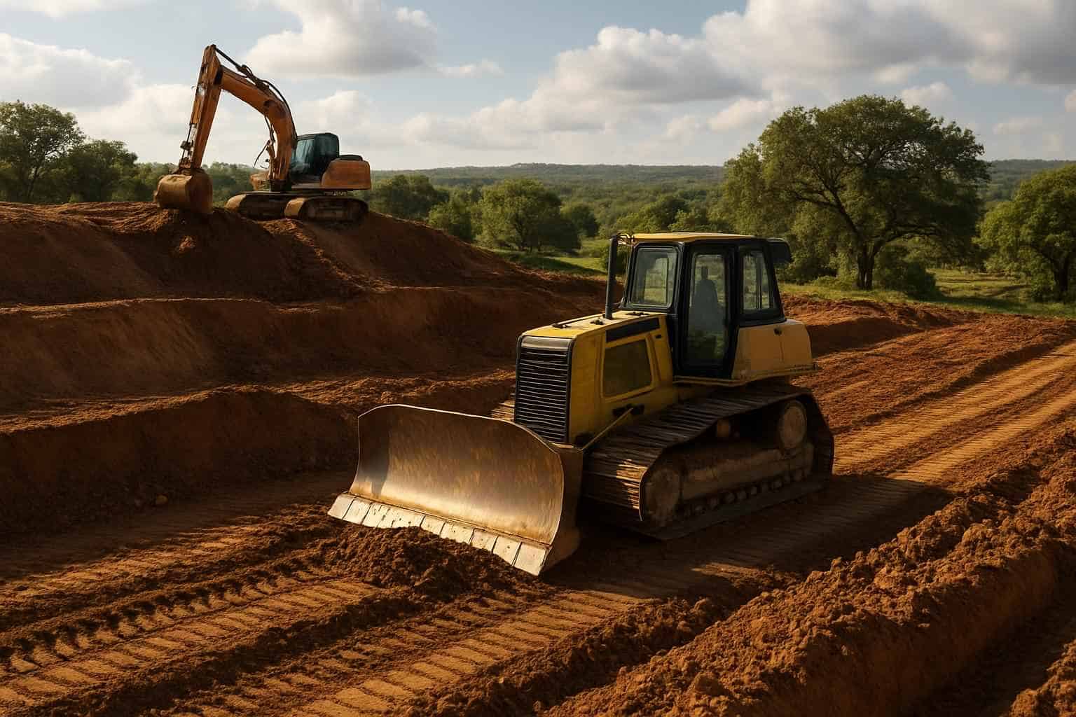 Cut and Fill in Kingsland Texas