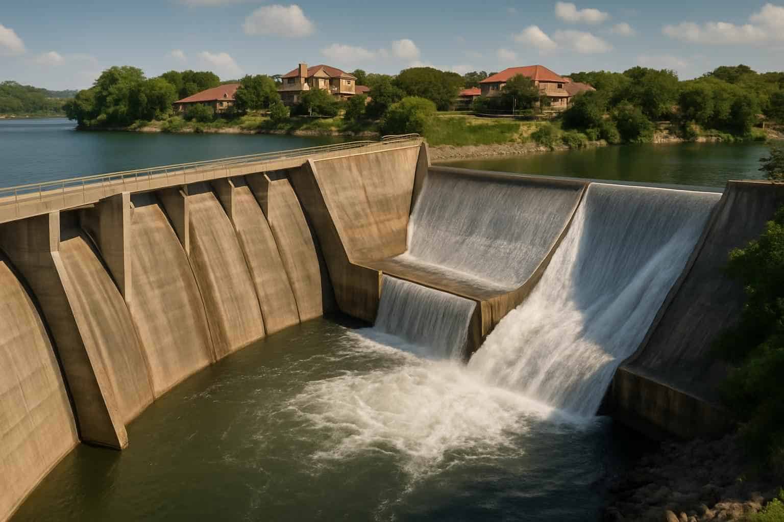 Dam and Spillway Build in Horseshoe Bay Texas