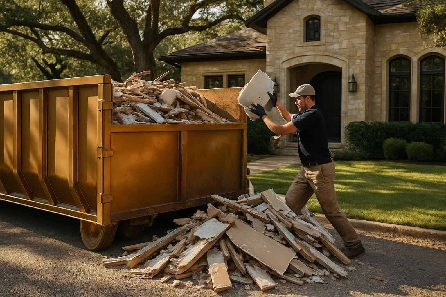 Debris Haul Off in Cypress Mill Texas