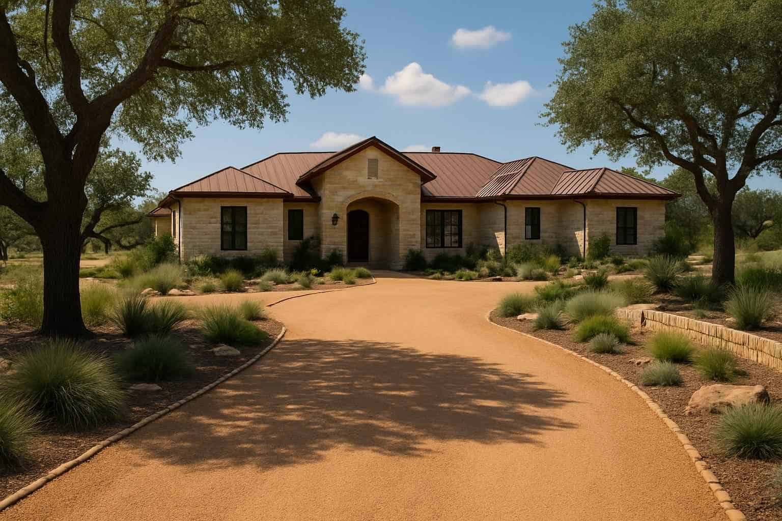 Decomposed Granite Driveway in Llano Texas