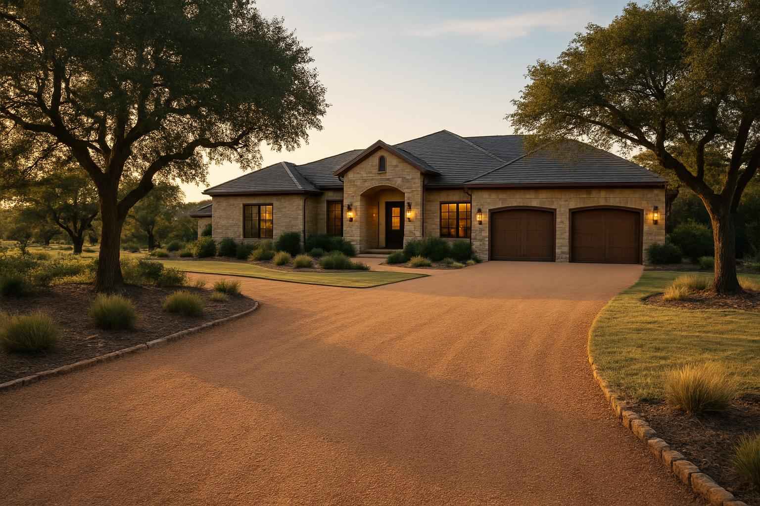 Decomposed Granite Driveway in Round Mountain Texas