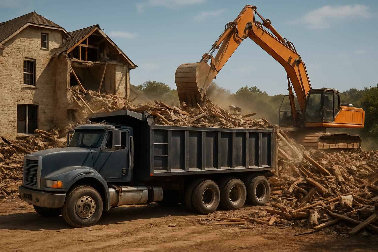 Demolition Debris Hauling in Cypress Mill Texas