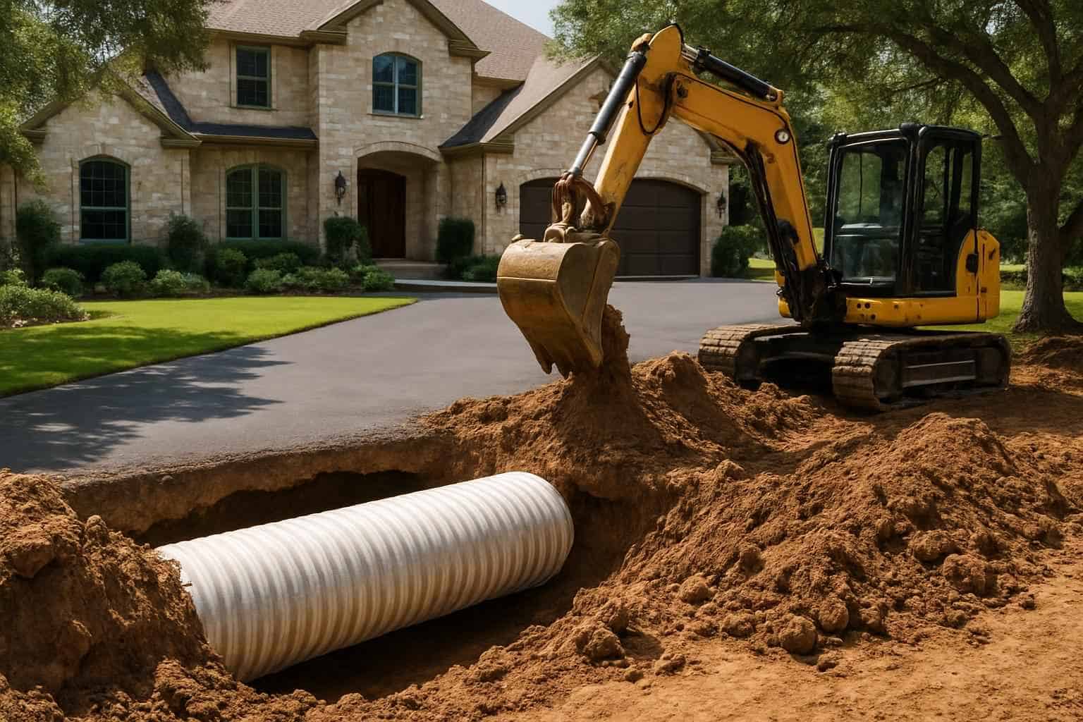 Driveway Culvert Replacement in Boerne Texas