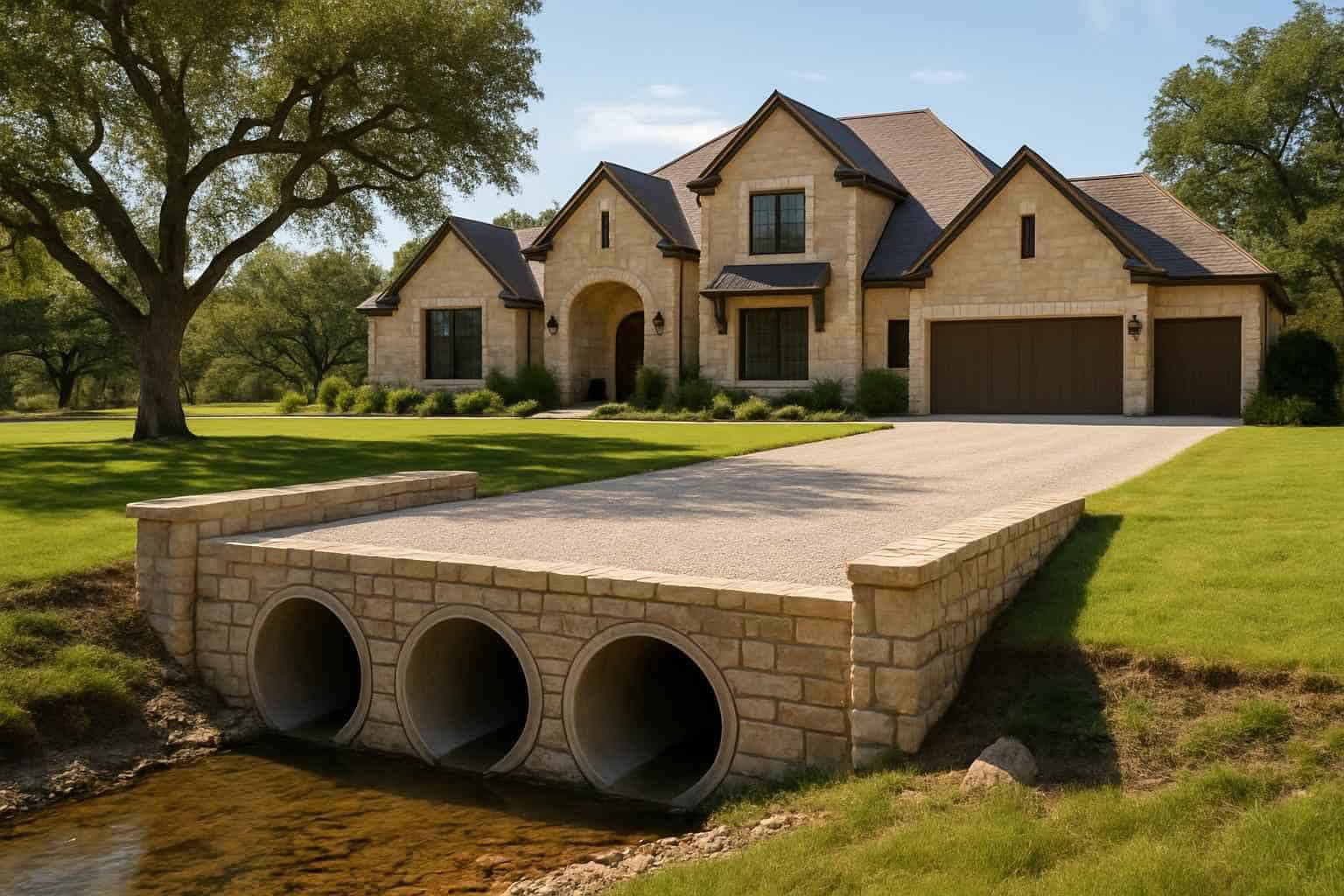 Driveway Culverts in Boerne Texas