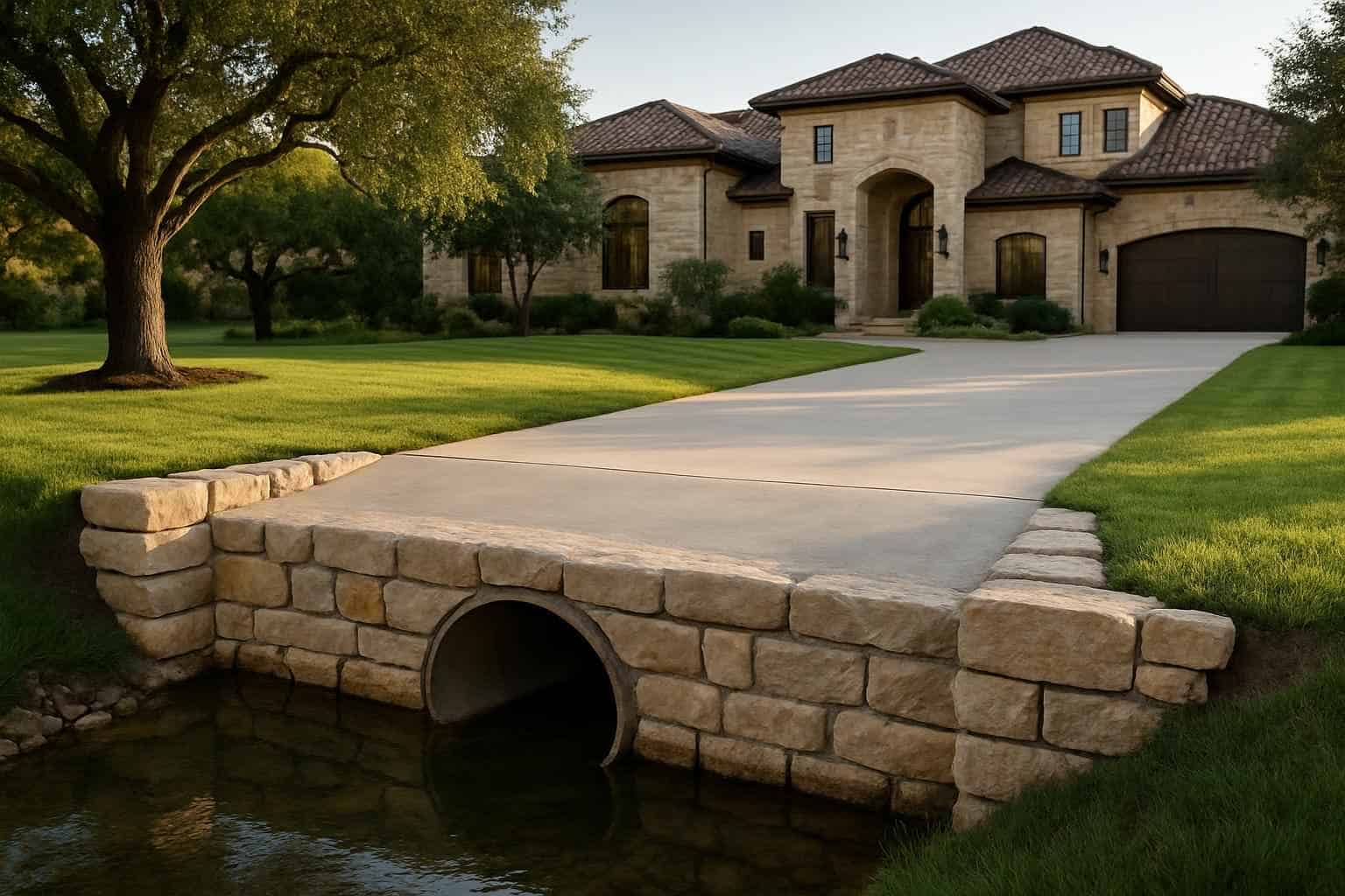 Driveway Culverts in Horseshoe Bay Texas