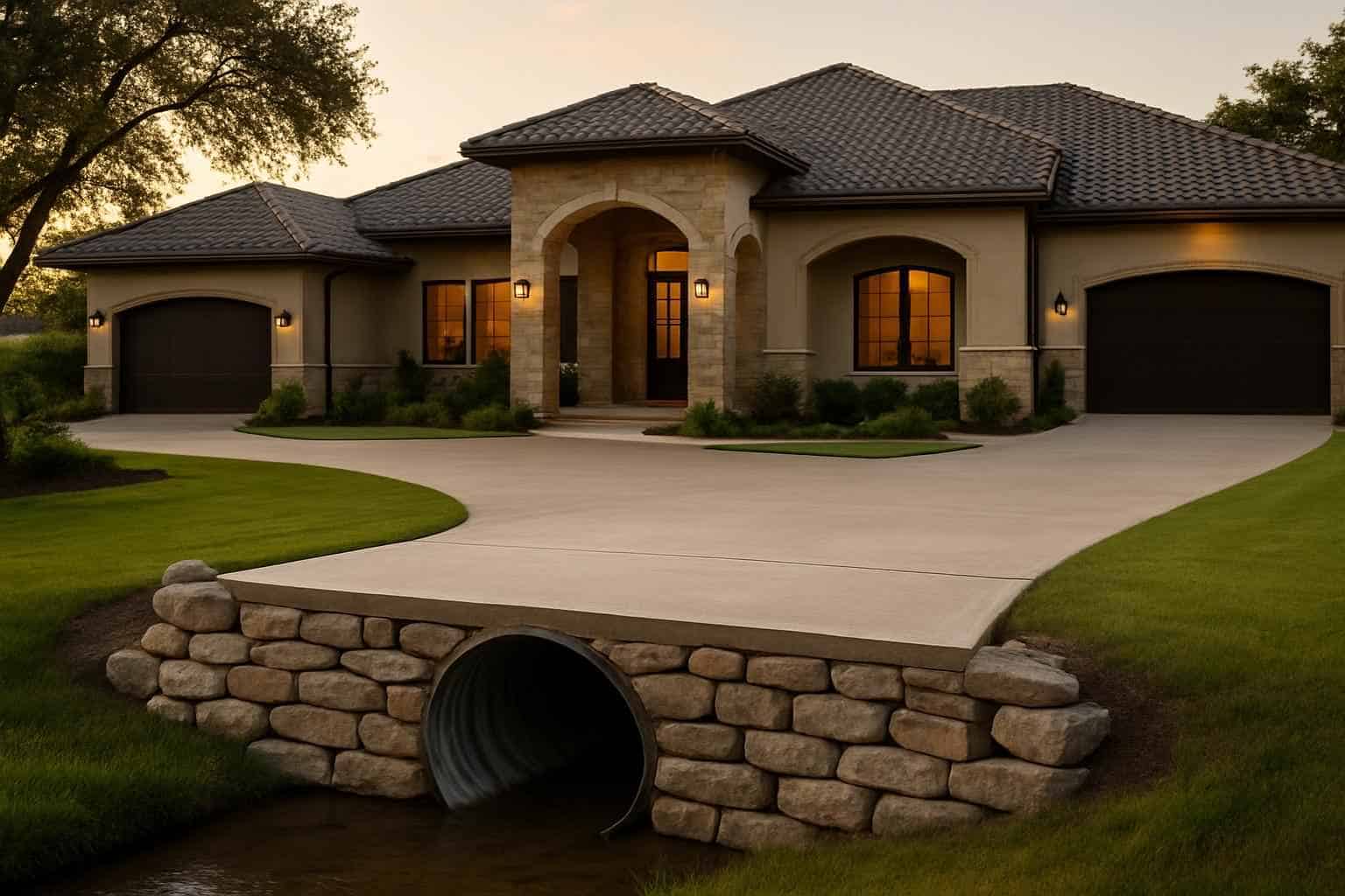 Driveway Culverts in Kingsland Texas