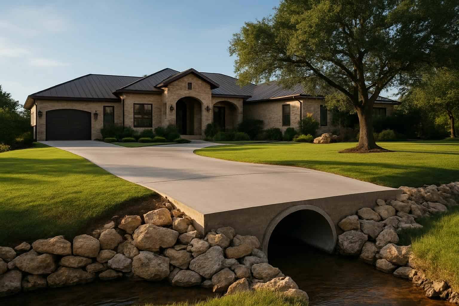 Driveway Culverts in Llano Texas