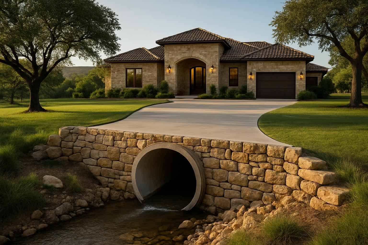 Driveway Culverts in Round Mountain Texas