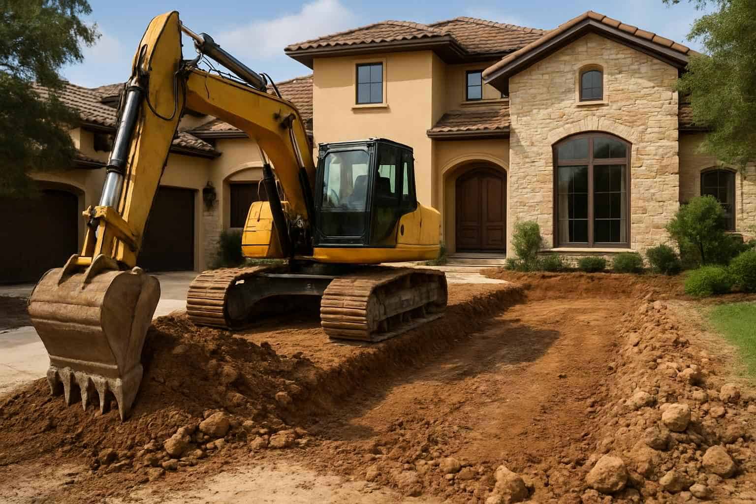 Driveway Excavation in Cottonwood Shores Texas