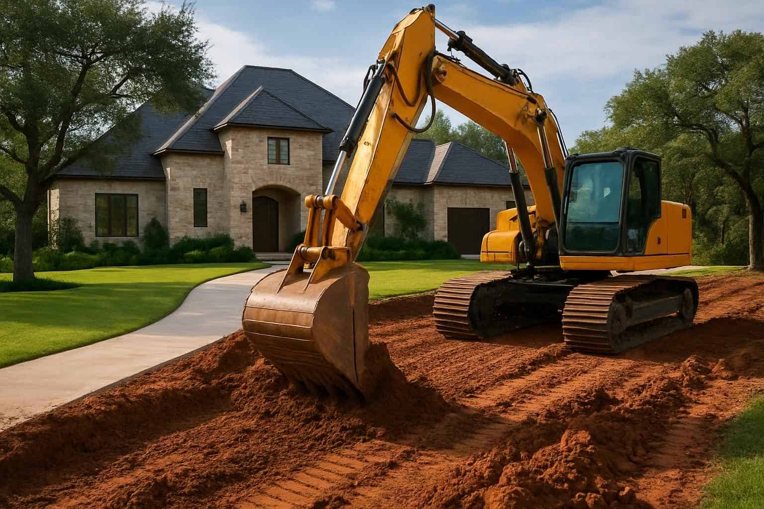 Driveway Excavation in Granite Shoals Texas