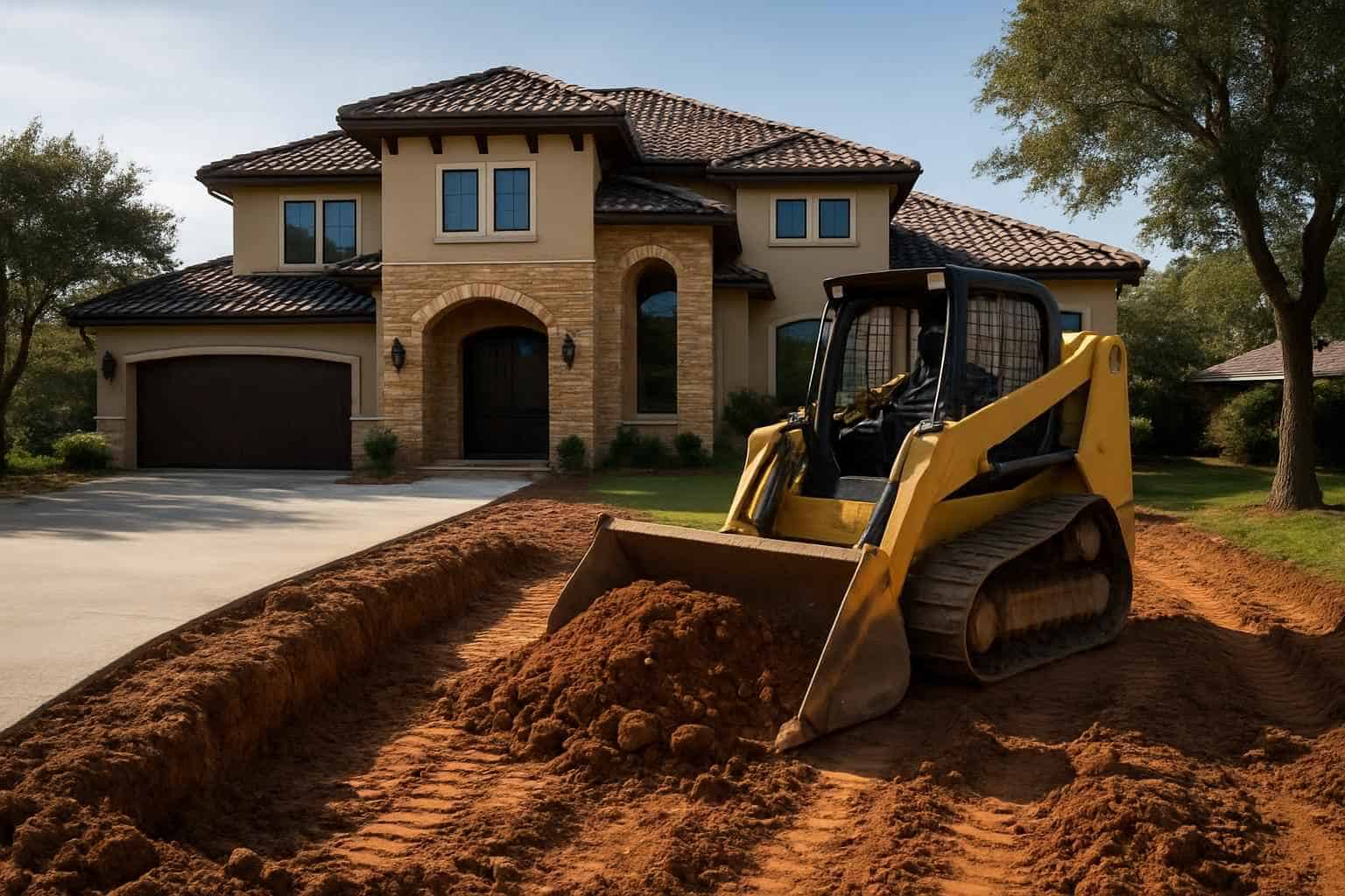 Driveway Excavation in Kingsland Texas
