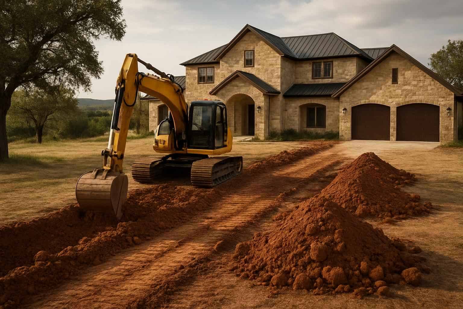 Driveway Excavation in Round Mountain Texas