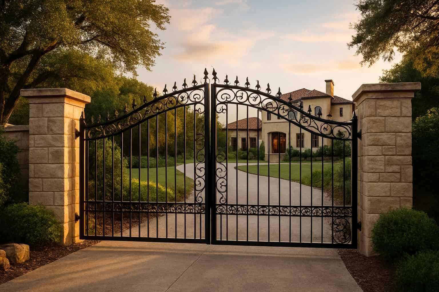 Driveway Gates in Kingsland Texas