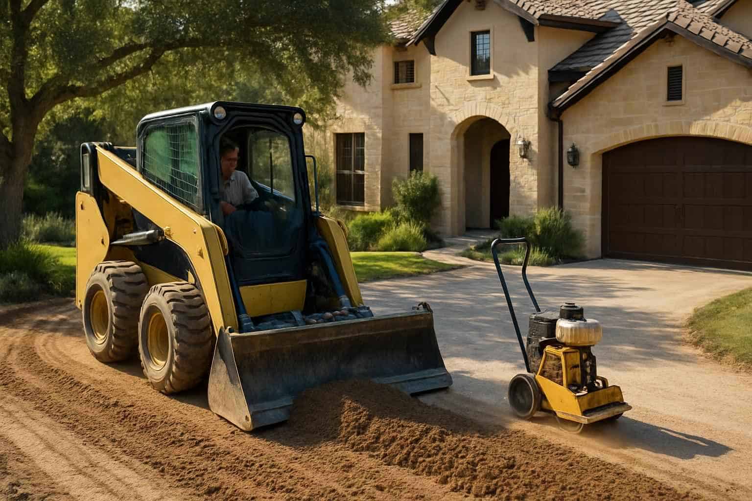 Driveway Grading and Compaction in Boerne Texas
