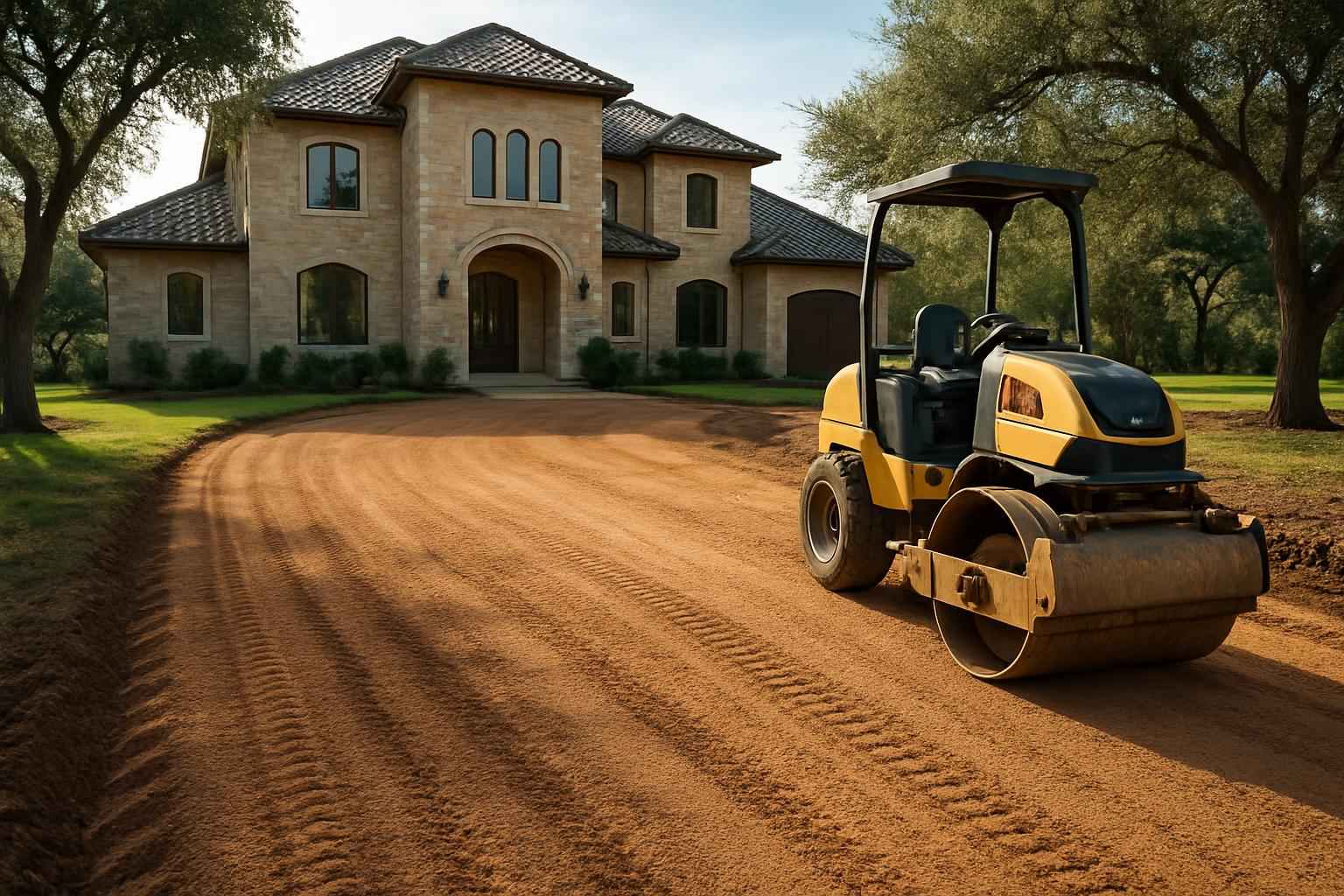 Driveway Grading and Compaction in Cypress Mill Texas