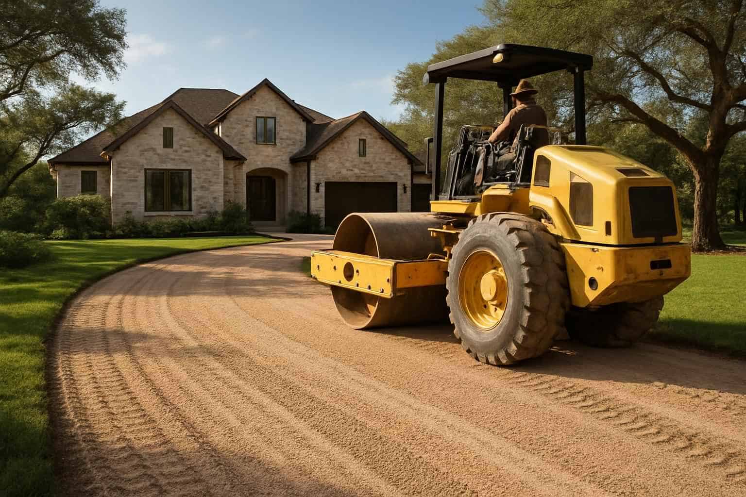 Driveway Grading and Compaction in Granite Shoals Texas