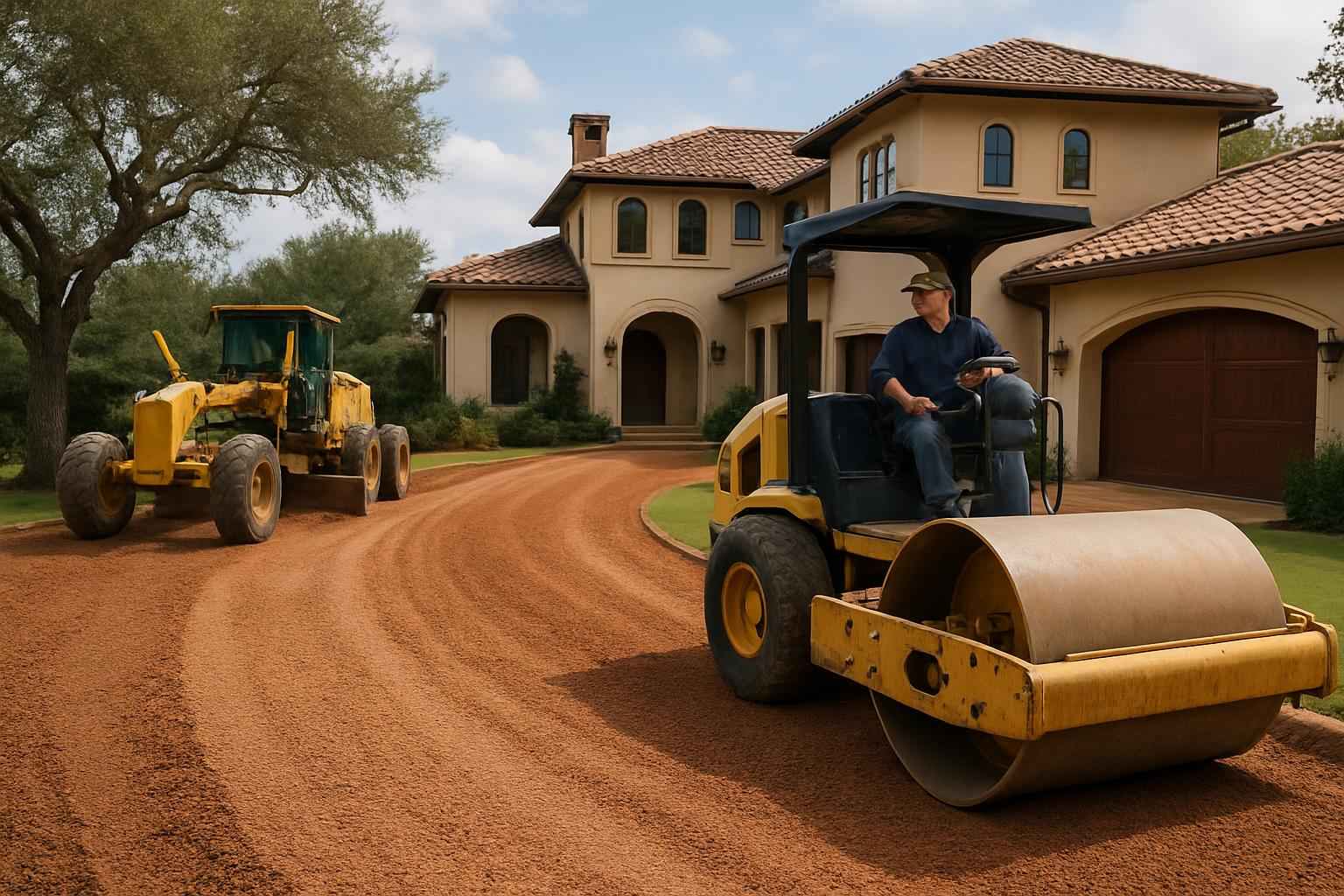 Driveway Grading And Compaction In Horseshoe Bay Texas