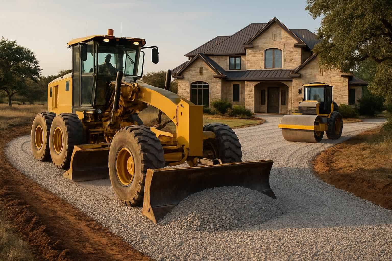 Driveway Grading and Compaction in Llano Texas