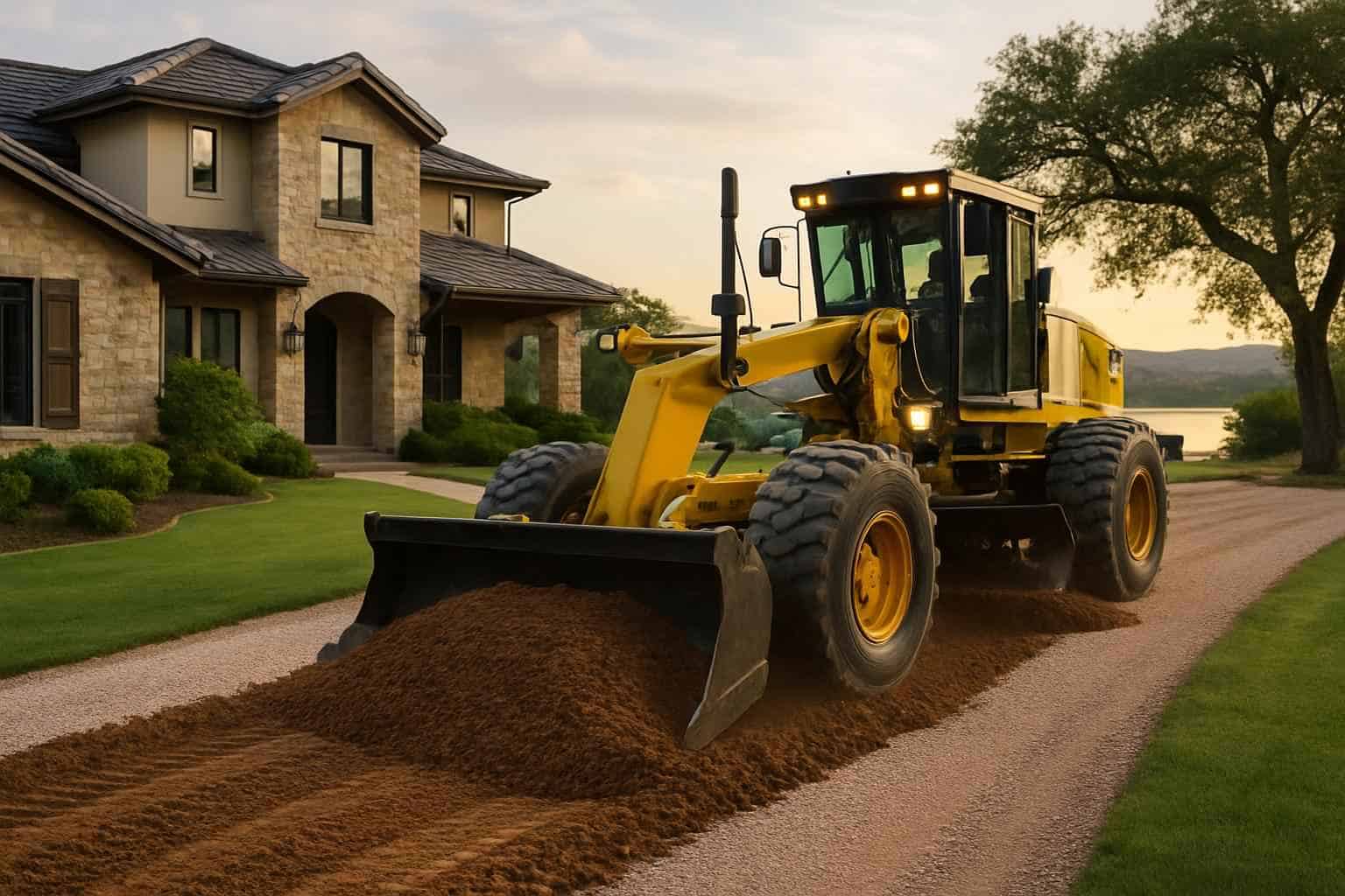 Driveway Grading in Horseshoe Bay Texas