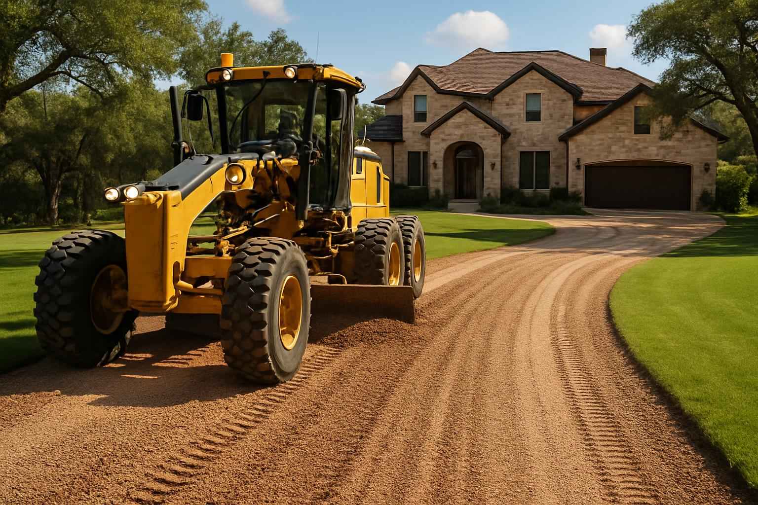 Driveway Grading in Kingsland Texas