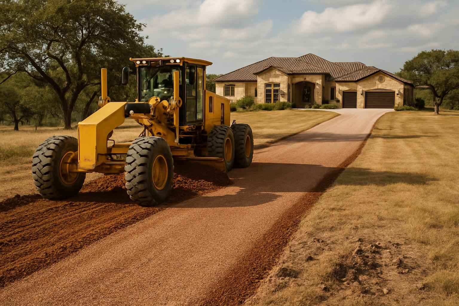 Driveway Grading in Round Mountain Texas