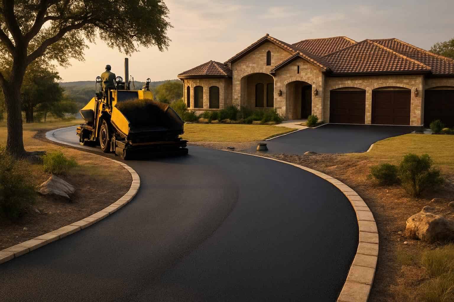 Driveway Paving in Round Mountain Texas